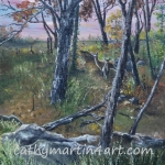 Prairie Deer painting by Cathy Martin