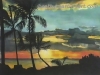 Hawaii Sunset Mural by Cathy Martin